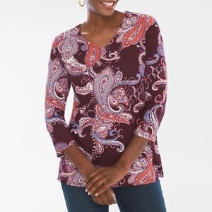 Chico’s Women’s Blouse Long sleeve 3️⃣